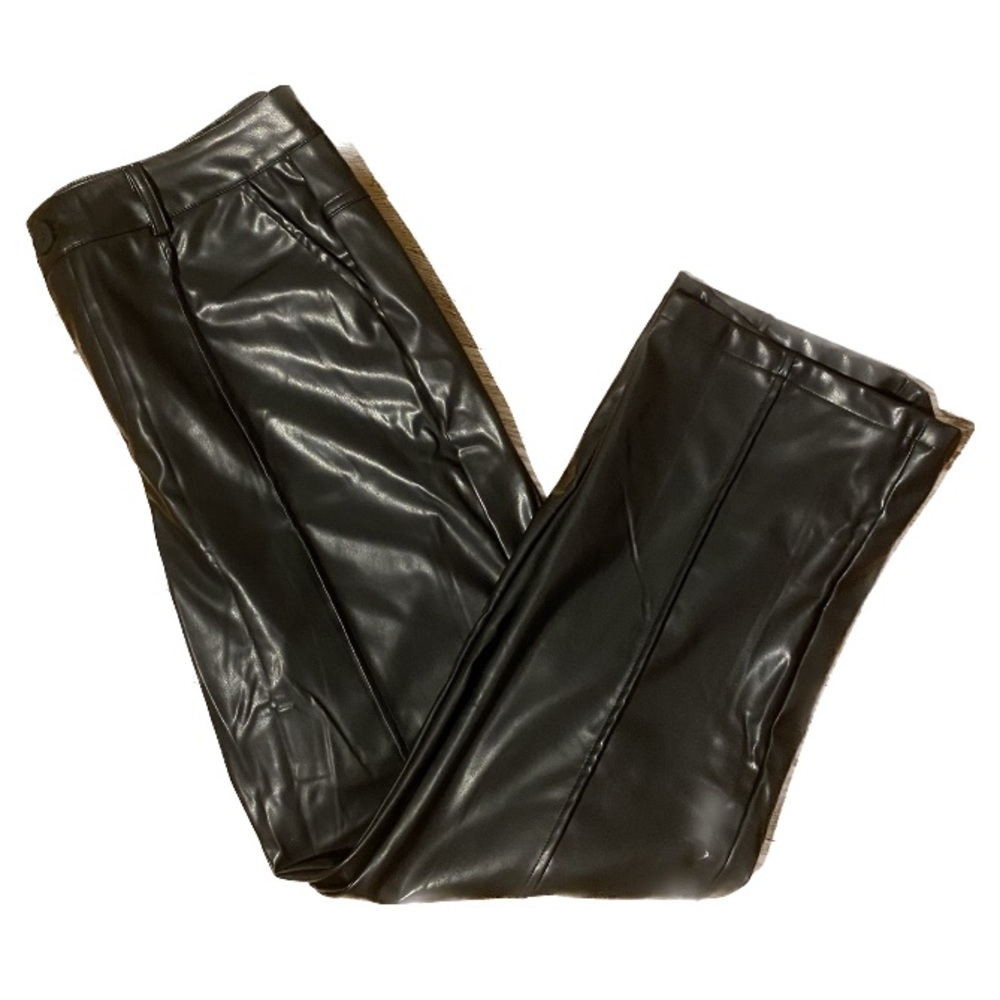 Black Leather Pants - Shein